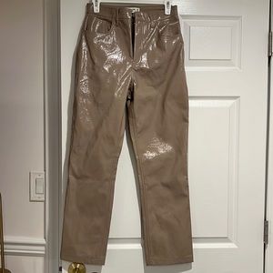 New without tags Abercrombie patten leather pants